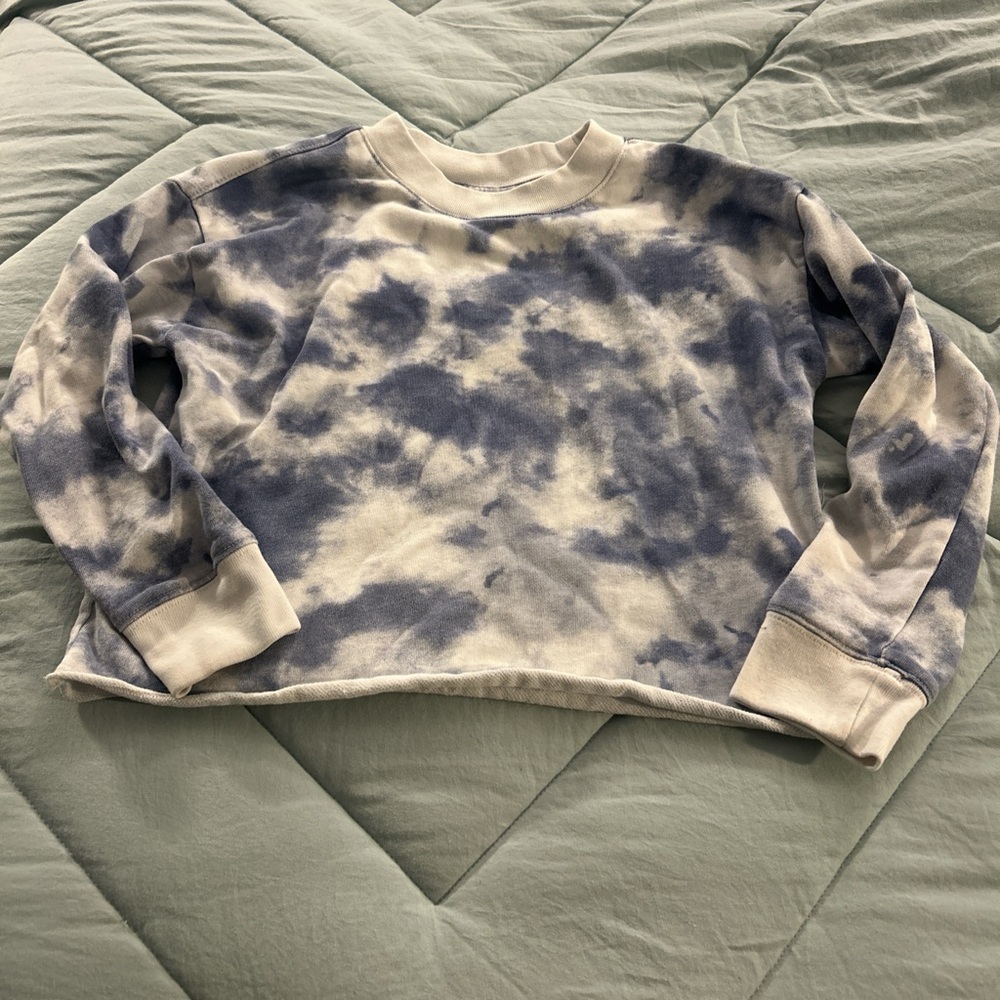 GAP Kids Blue and White Sweatshirt